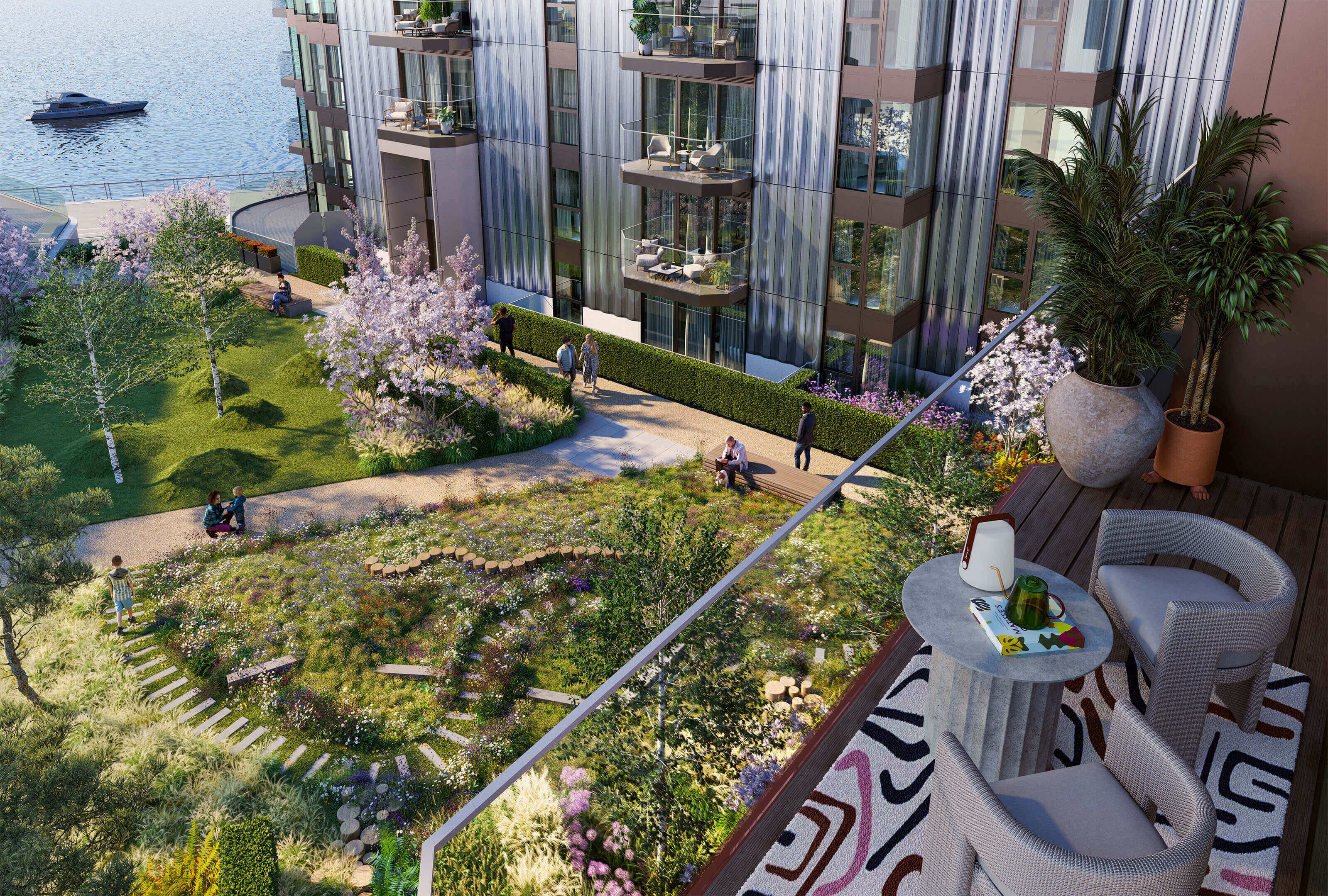 On-site Elizabeth Line station. Woolwich's River Thames view apartments in luxury style.