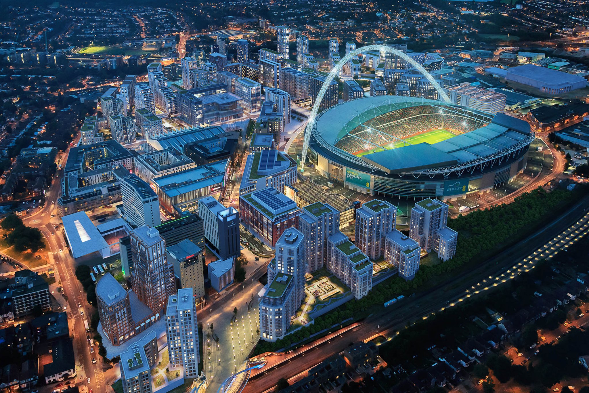 舉世注目Wembley - £25億重資升級地區、5年49%租金增長、3線匯集12分鐘直達倫敦核心