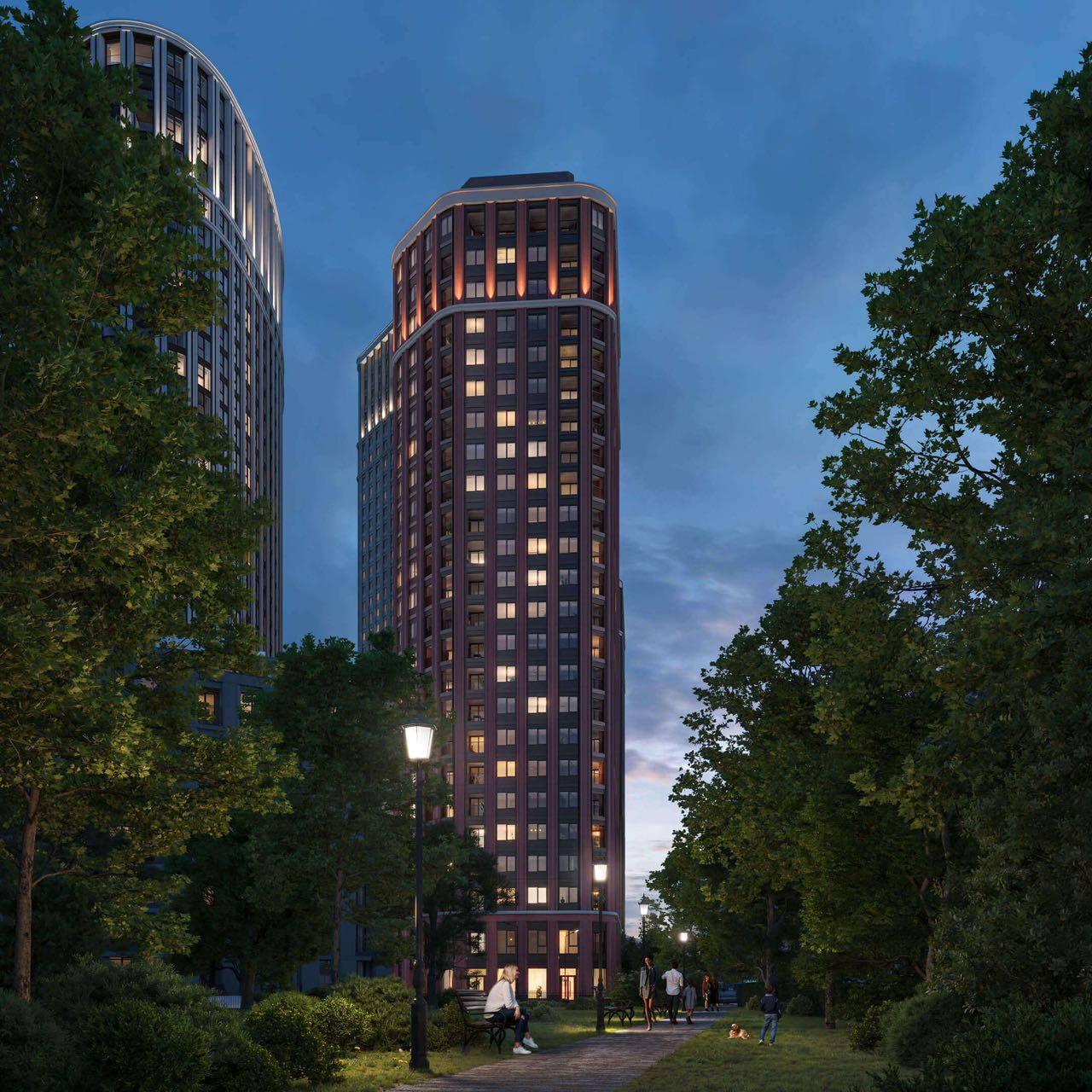 A tall building with trees in the background

AI-generated content may be incorrect.